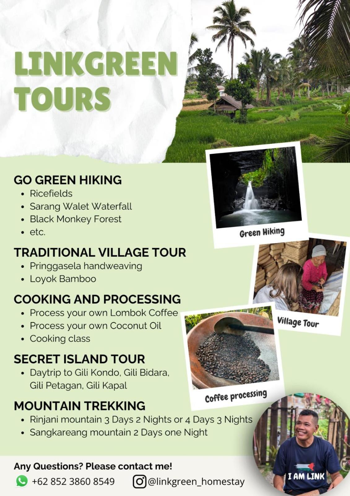 Linkgreen Homestay Lombok تيتيباتو المظهر الخارجي الصورة